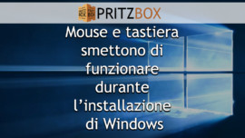 Copertina dell'articolo "Mouse e tastiera smettono di funzionare durante l'installazione di Windows"